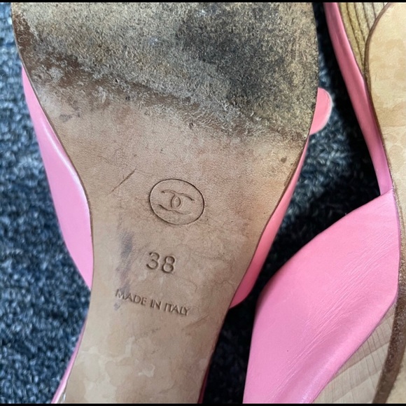 Vintage Chanel slides with low heels size 38 - Picture 5 of 5